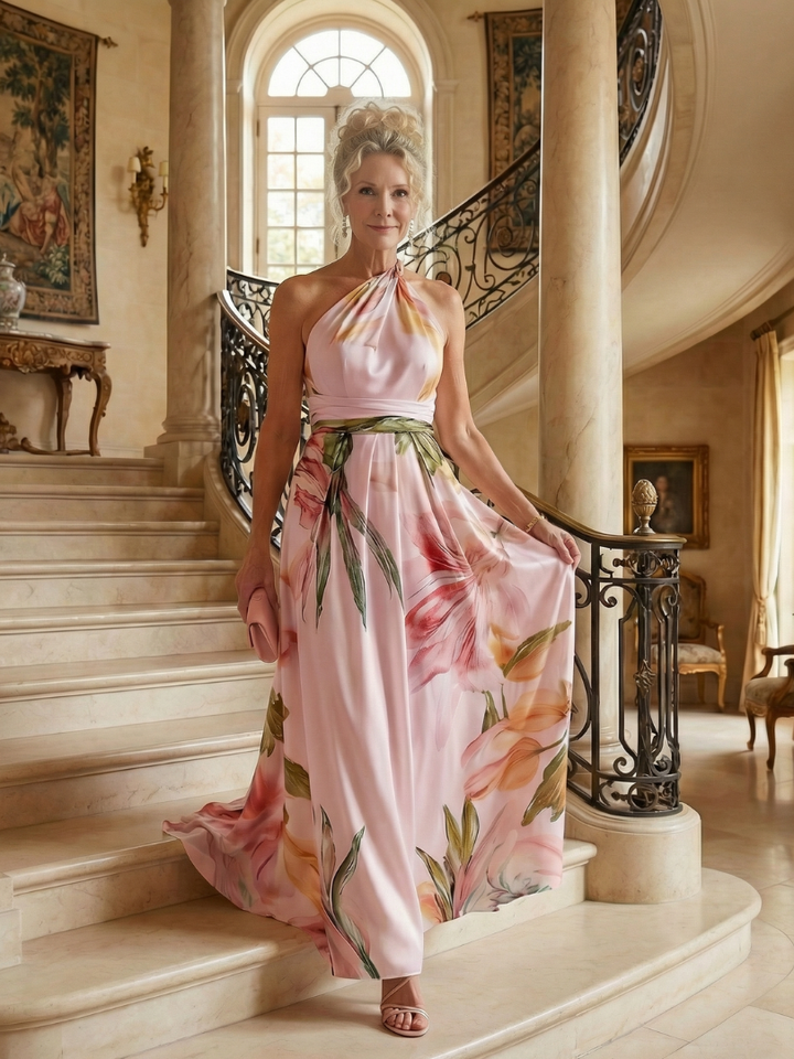 Abito Maxi Floreale Leggero Amiel™