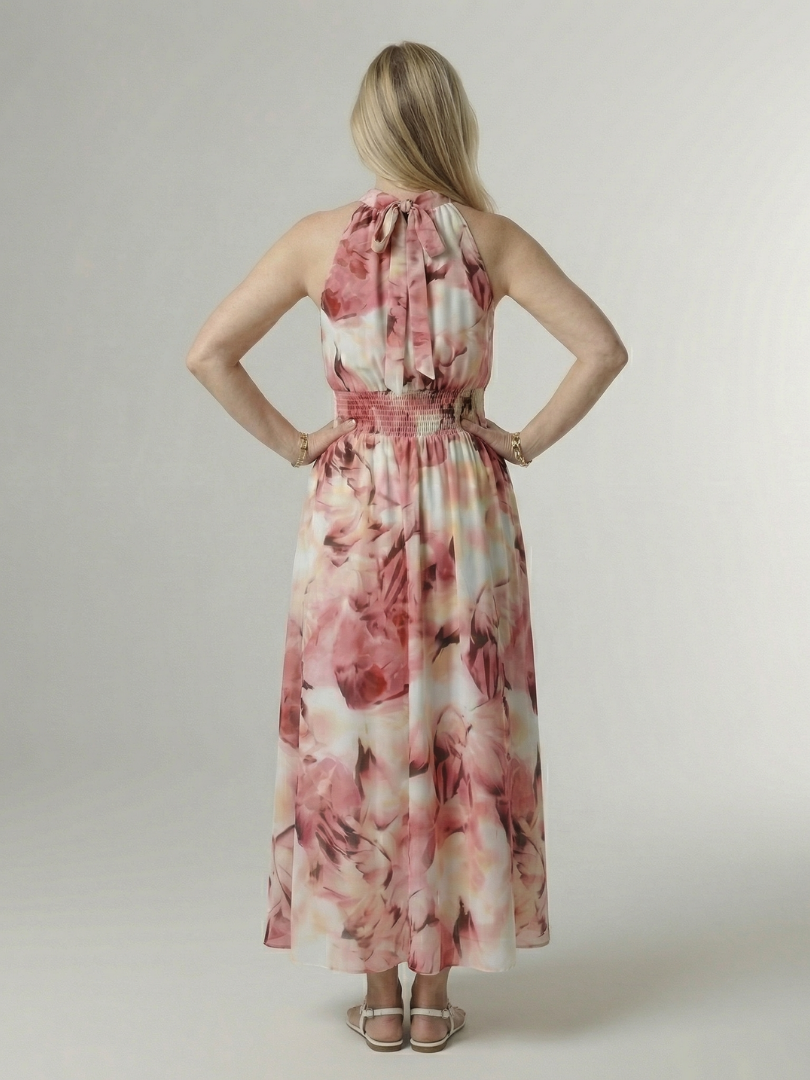Abito Midi con Collo All'Americana Sylin™