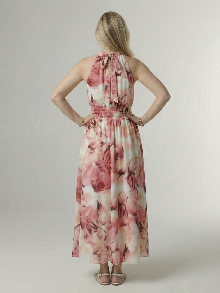 Abito Midi con Collo All'Americana Sylin™