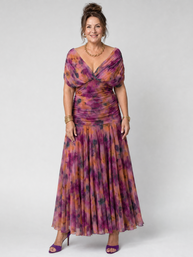 Calen™ Vestito Midi Off Shoulder