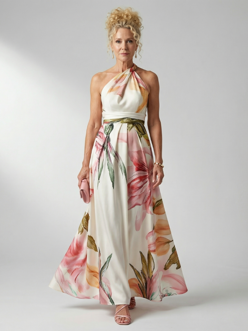 Abito Maxi Floreale Leggero Amiel™