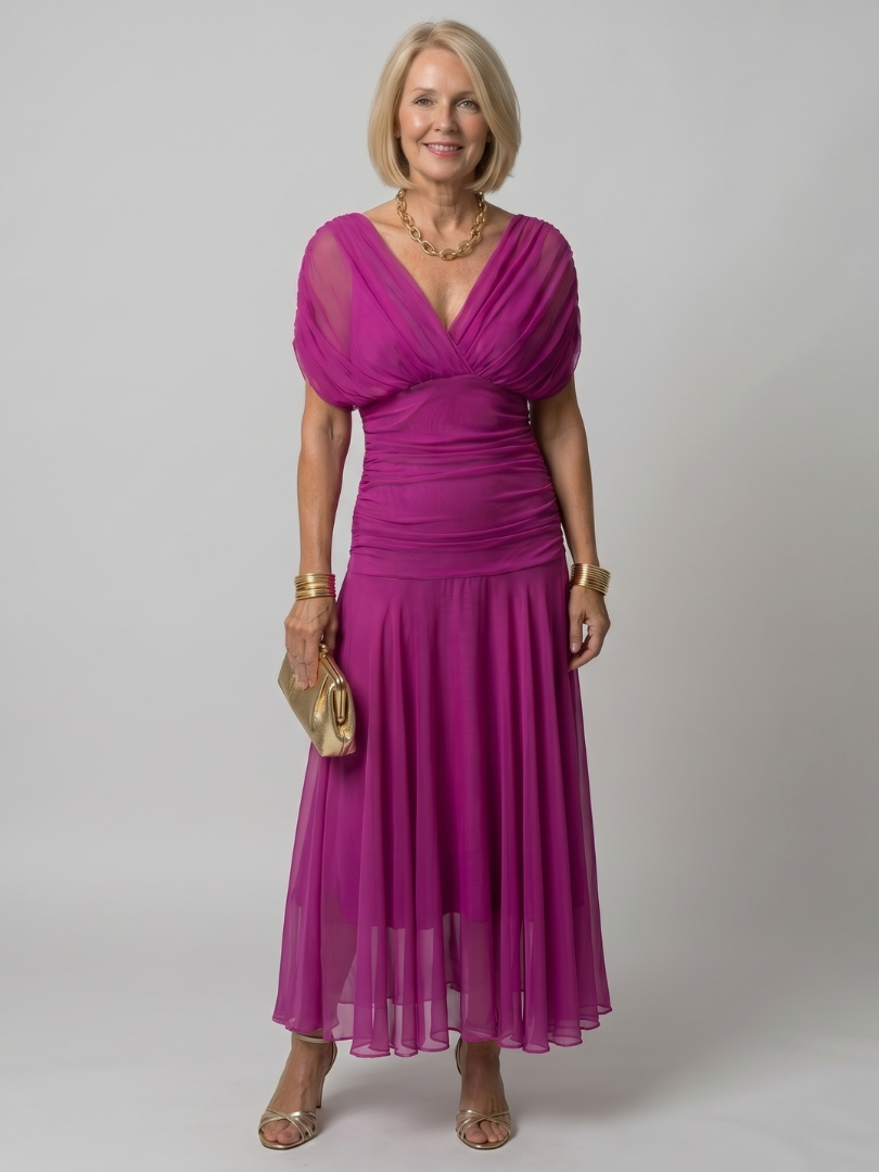 Calen™ Vestito Midi Off Shoulder