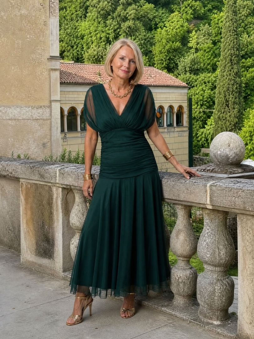 Calen™ Vestito Midi Off Shoulder