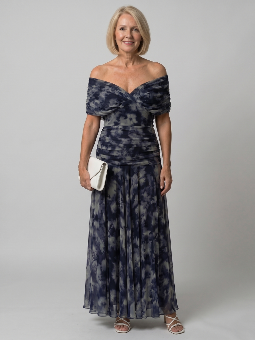 Calen™ Vestito Midi Off Shoulder