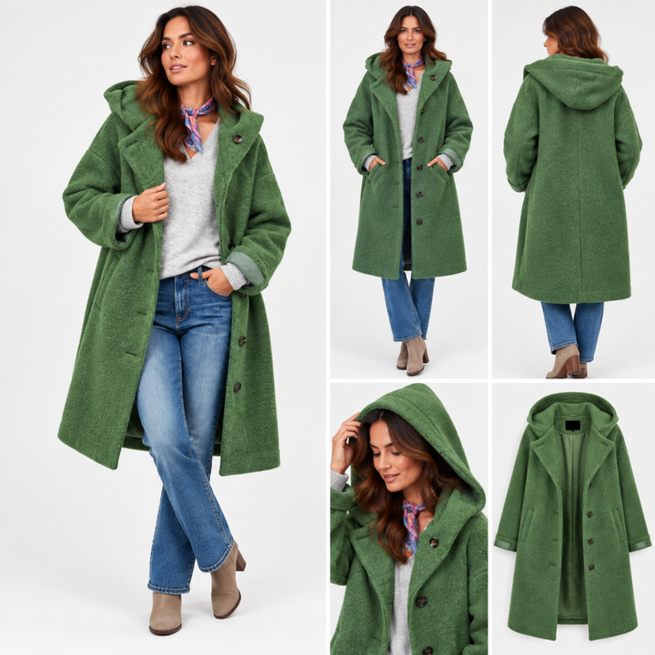 Amélia: Giacca invernale lunga ed elegante