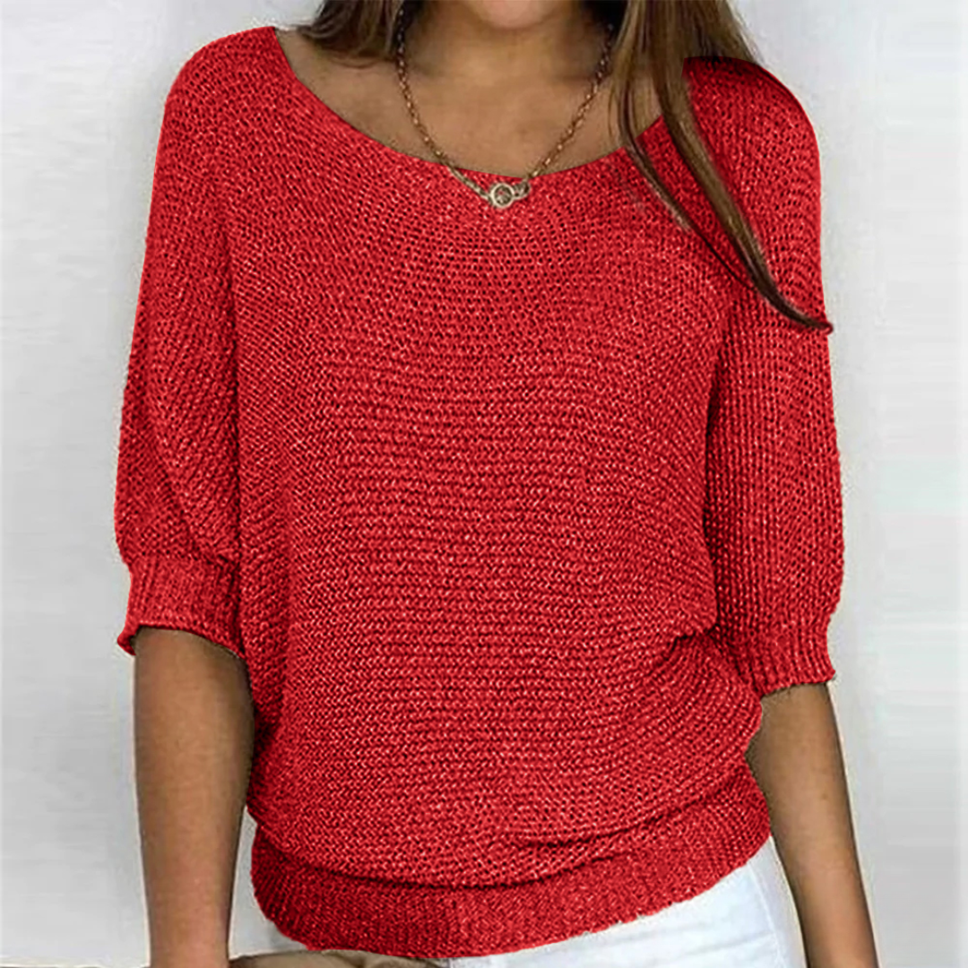 Luigia | Maglione elegante in maglia intrecciata