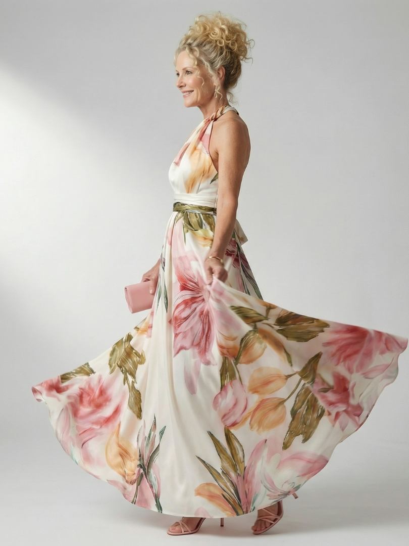 Abito Maxi Floreale Leggero Amiel™