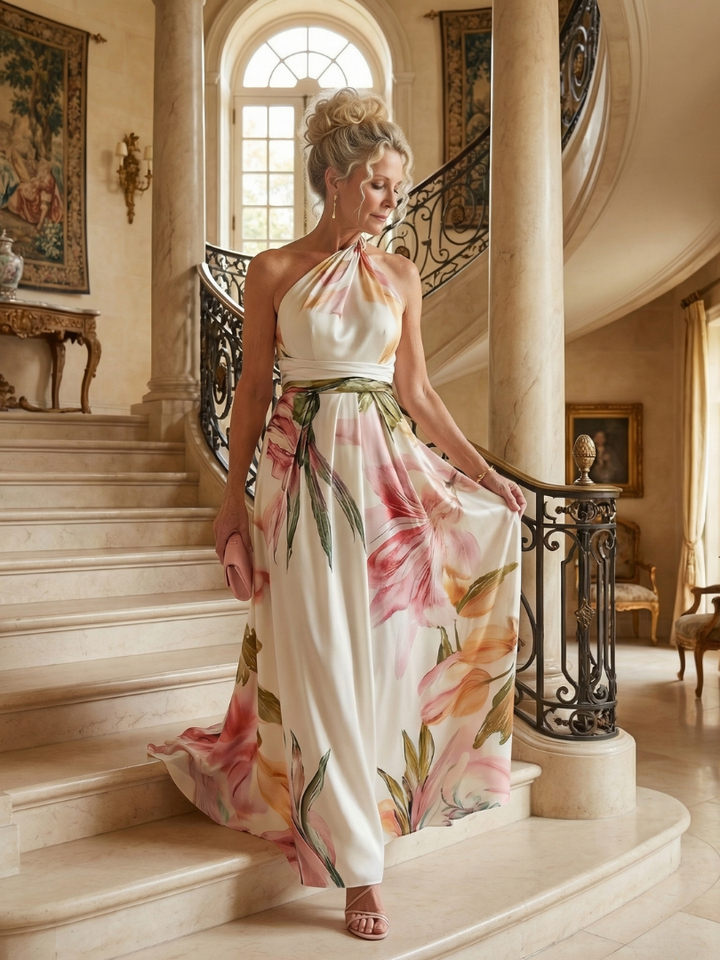 Abito Maxi Floreale Leggero Amiel™