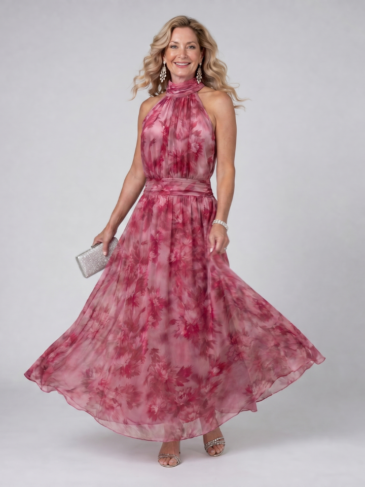 Abito Midi Avien™ con Collo Halter