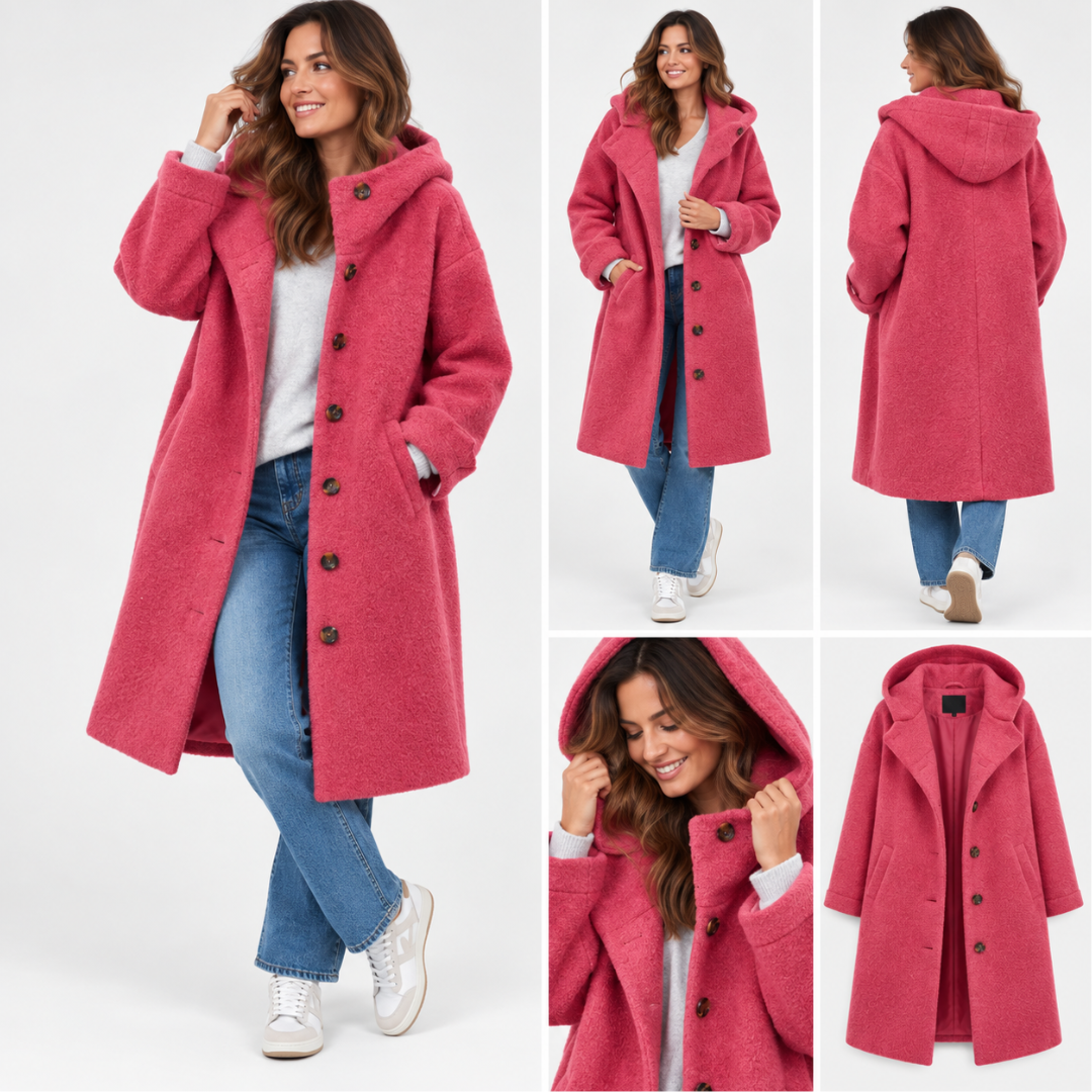 Amélia: Giacca invernale lunga ed elegante