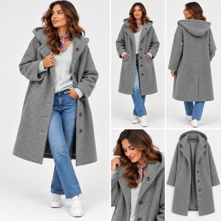 Amélia: Giacca invernale lunga ed elegante