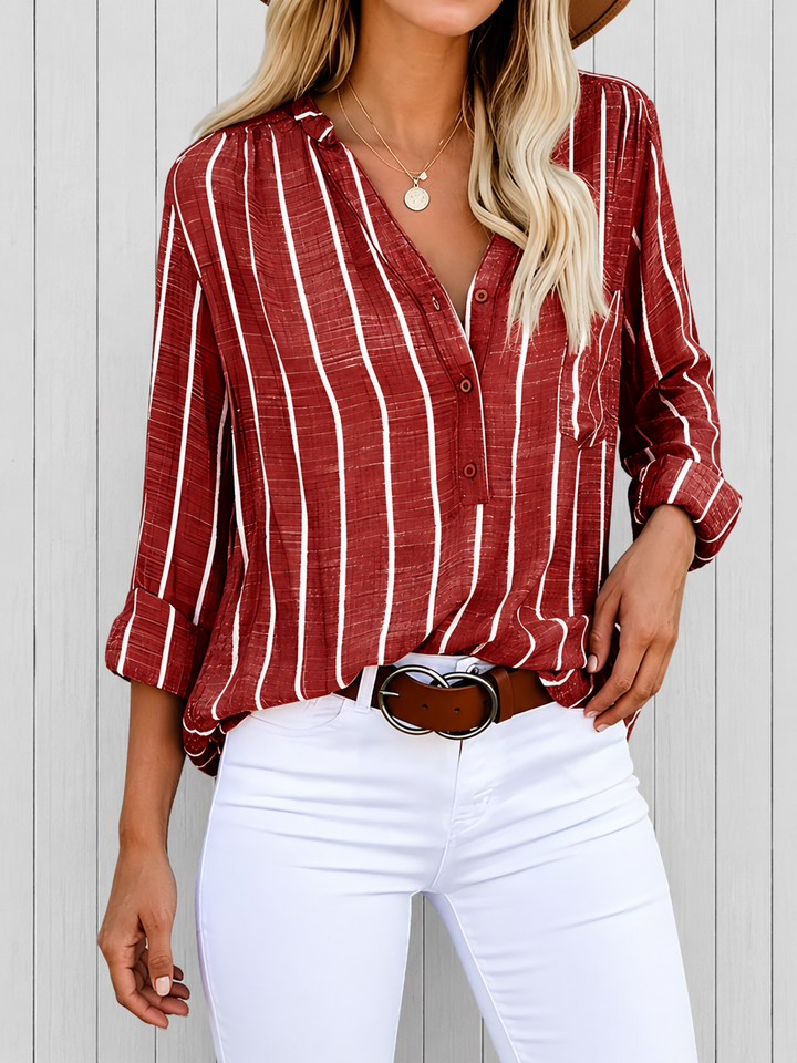 Lilac™ | Blusa a righe elegante
