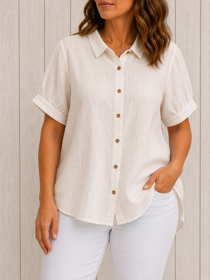 Pamela™ | Camicia Casual con Bottoni