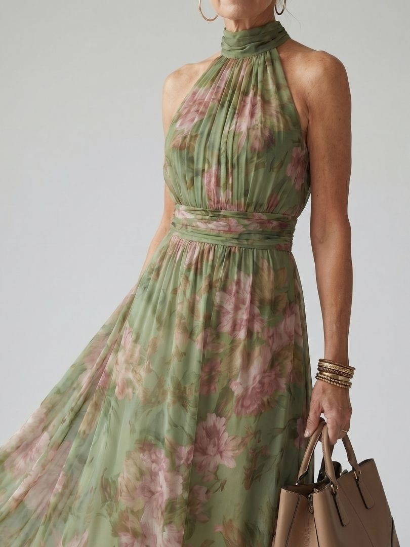 Mirelle™ Abito Midi con Spalle Scoperte