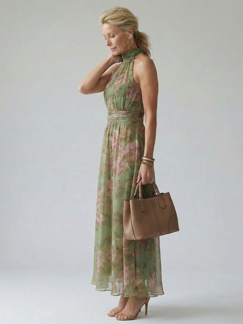 Mirelle™ Abito Midi con Spalle Scoperte