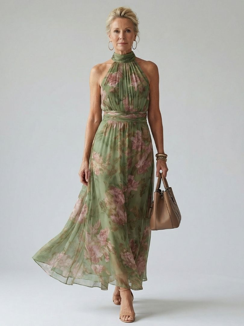 Mirelle™ Abito Midi con Spalle Scoperte