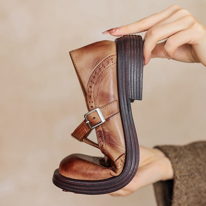 Verda - Elegante scarpa in pelle
