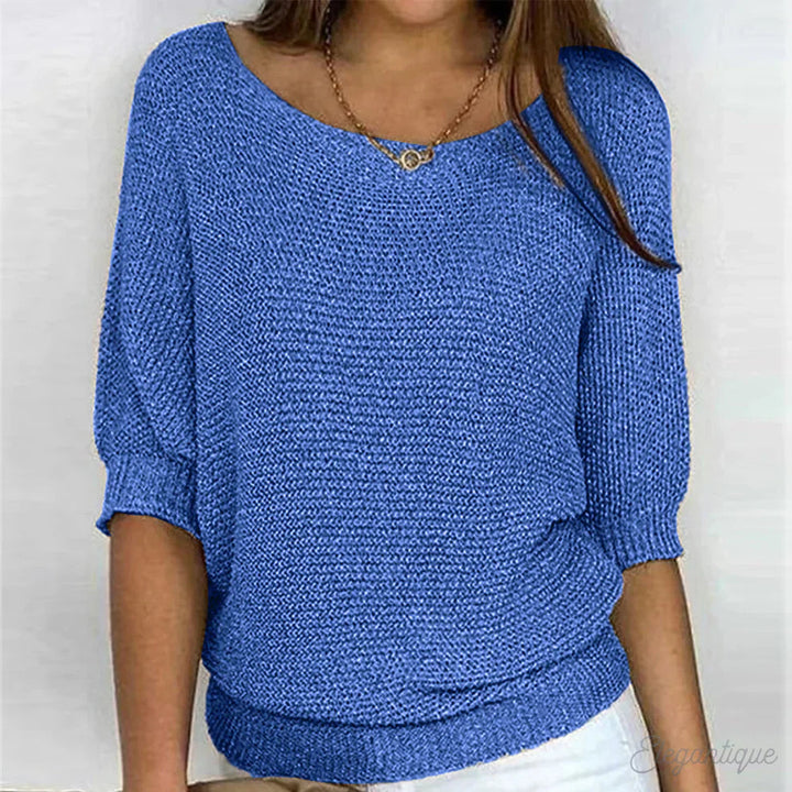 Luigia | Maglione elegante in maglia intrecciata