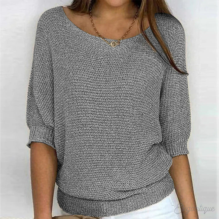 Luigia | Maglione elegante in maglia intrecciata