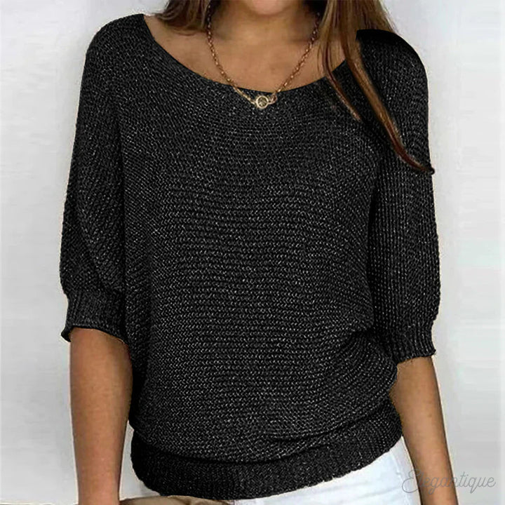 Luigia | Maglione elegante in maglia intrecciata
