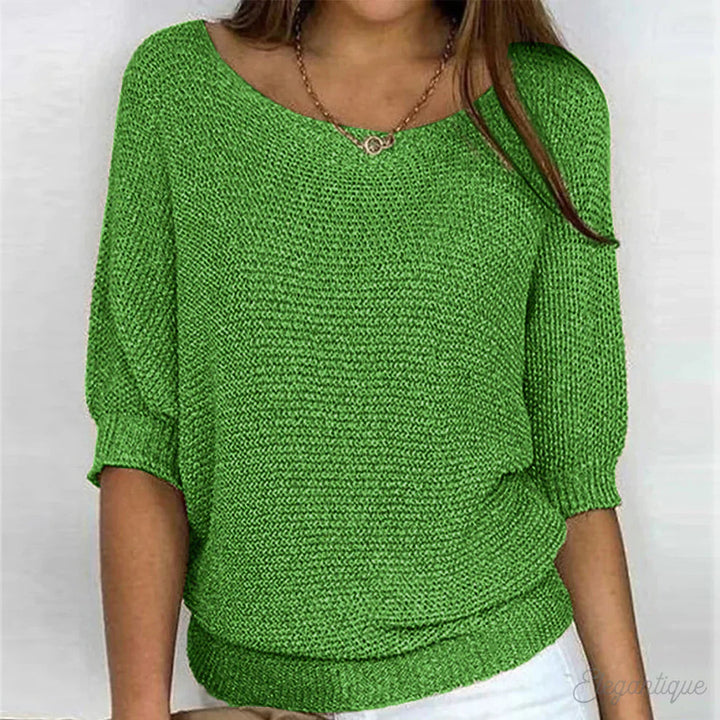 Luigia | Maglione elegante in maglia intrecciata
