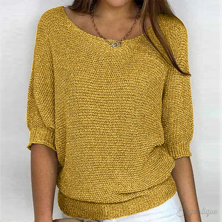 Luigia | Maglione elegante in maglia intrecciata